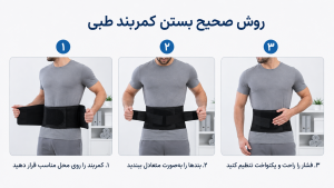 روش صحیح بستن کمربند طبی آتل دار